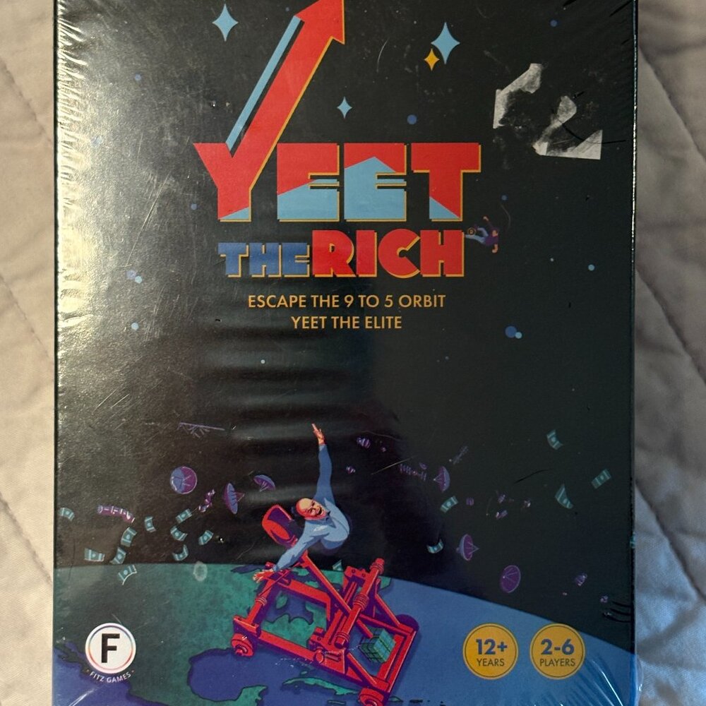 Yeet The Rich Card/Party Game, New (Sealed packaging)